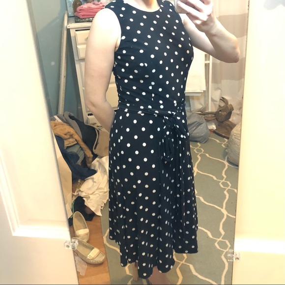 Flowy Polka Dot Dress - Picture 3 of 11
